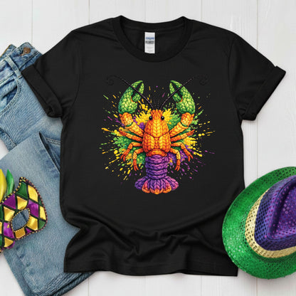 Mardi Gras Sweatshirt Faux Yarn Mardi Gras Crawfish Shirt New Orleans Festival Carnival Tees For Women Men Kids Mardi Gras 2026 Gifts