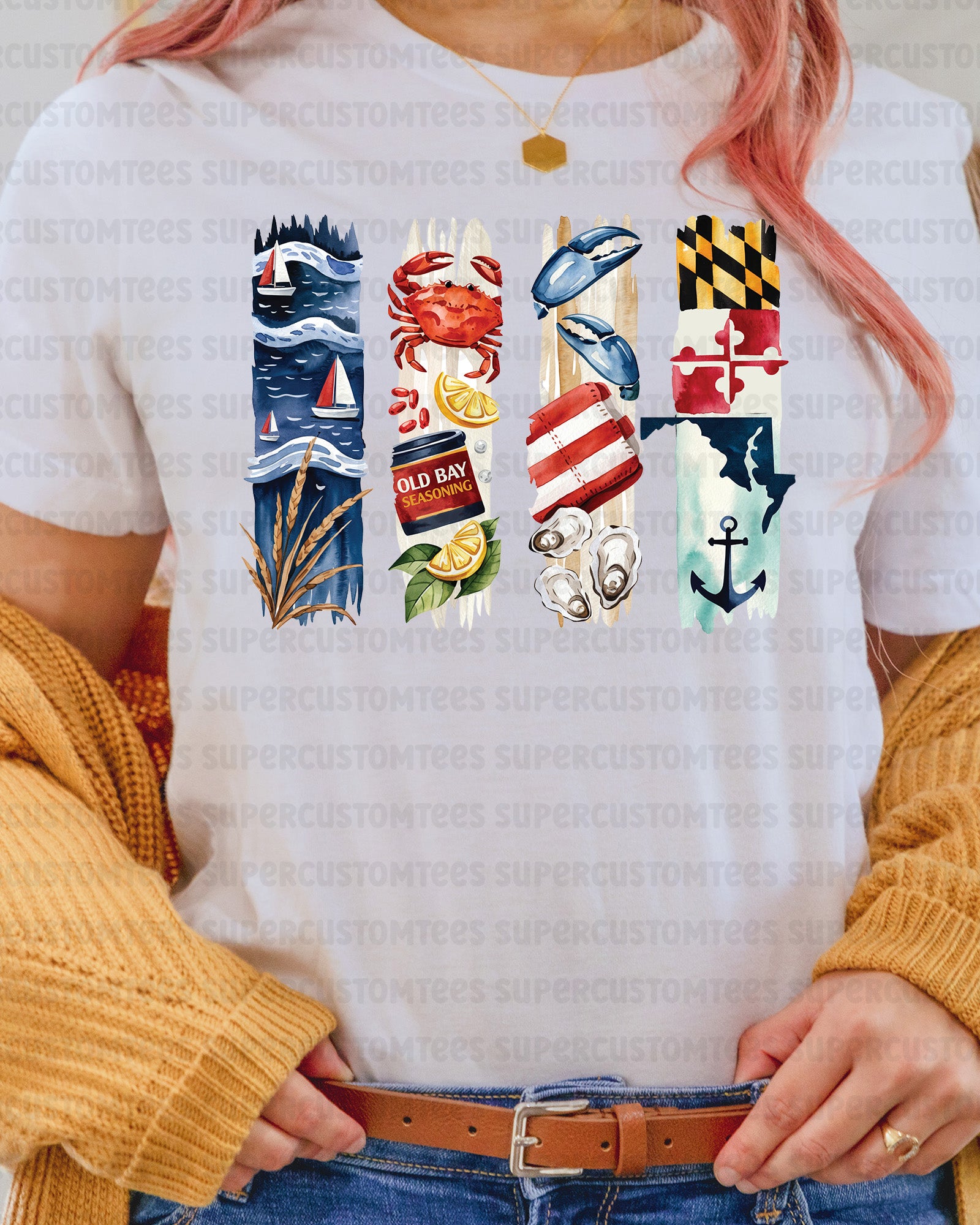 Maryland DTF Heat Transfer Ready to Press