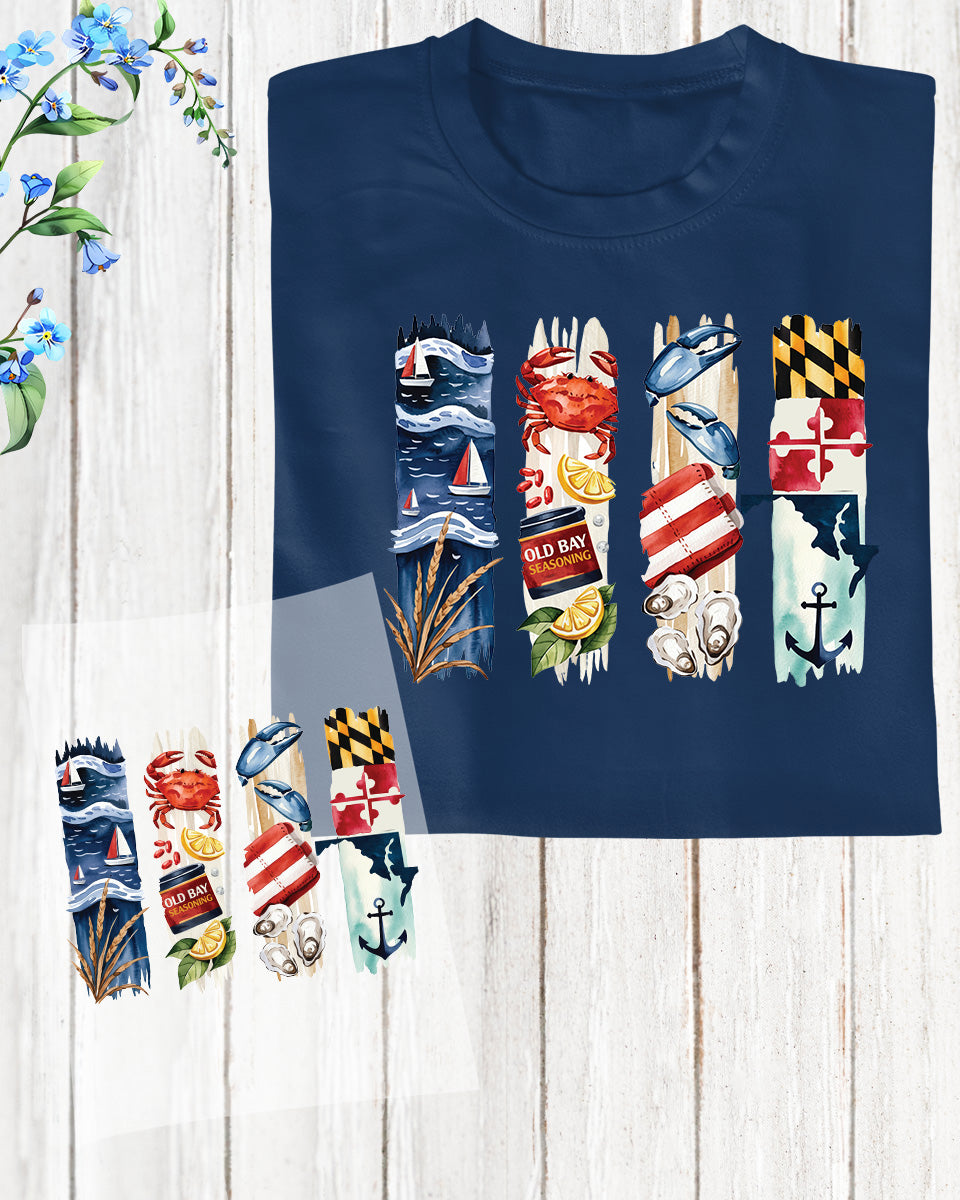 Maryland DTF Heat Transfer Ready to Press