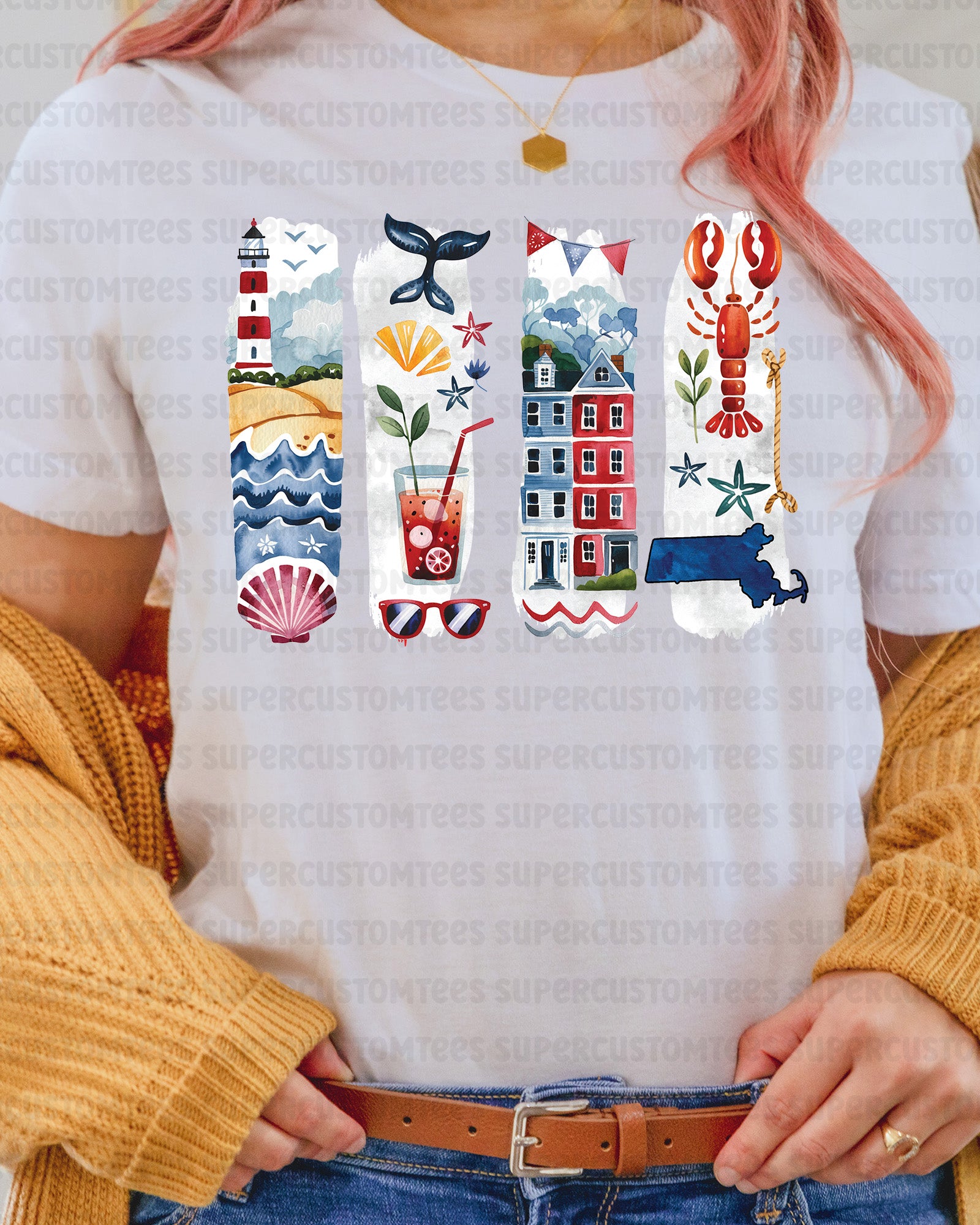 Massachusetts DTF Heat Transfer Ready to Press