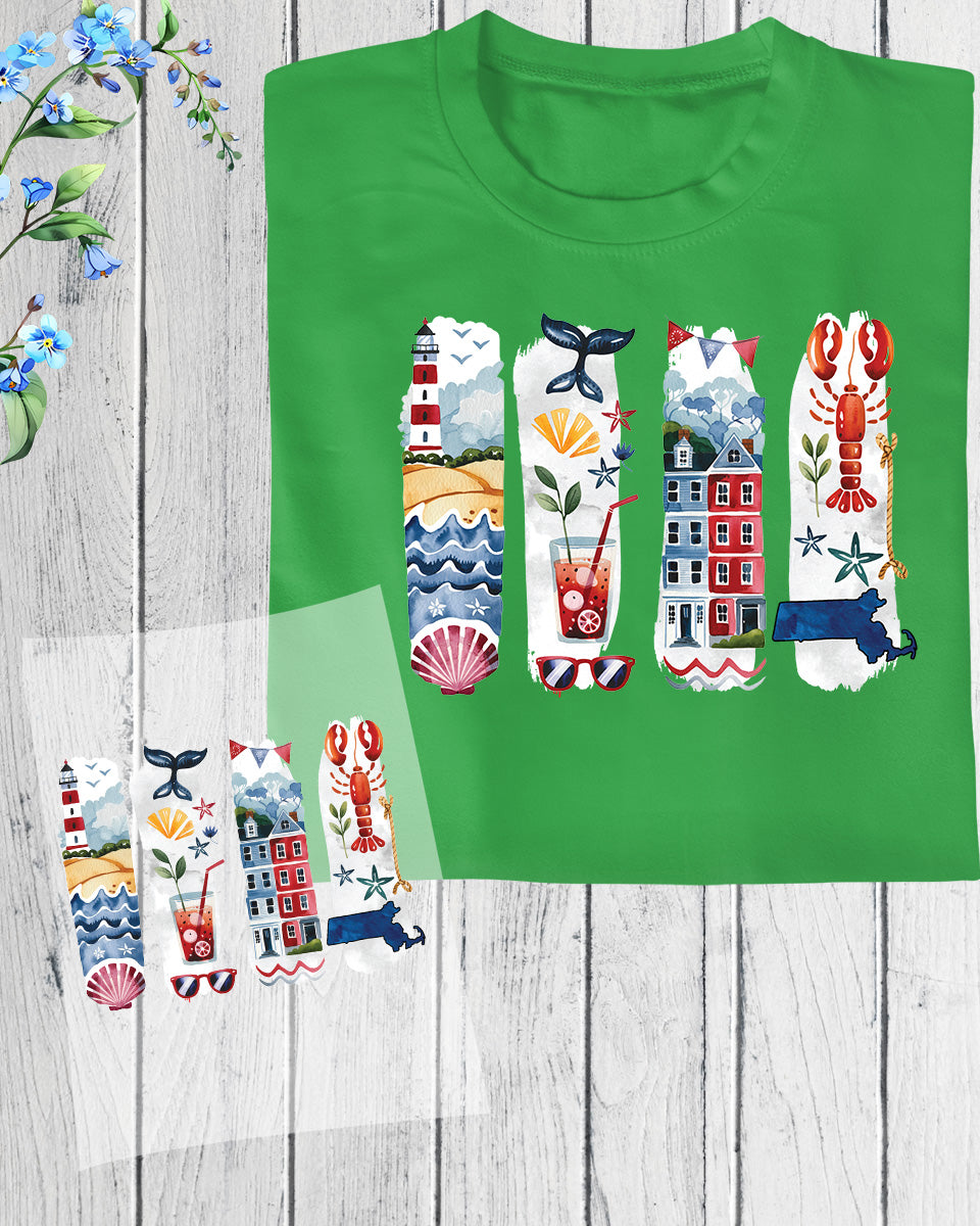 Massachusetts DTF Heat Transfer Ready to Press