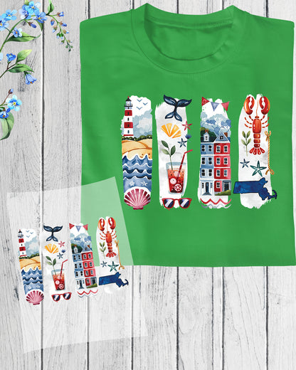 Massachusetts DTF Heat Transfer Ready to Press