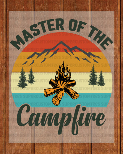 Master Of The Campfire DTF Transfer Ready to Press