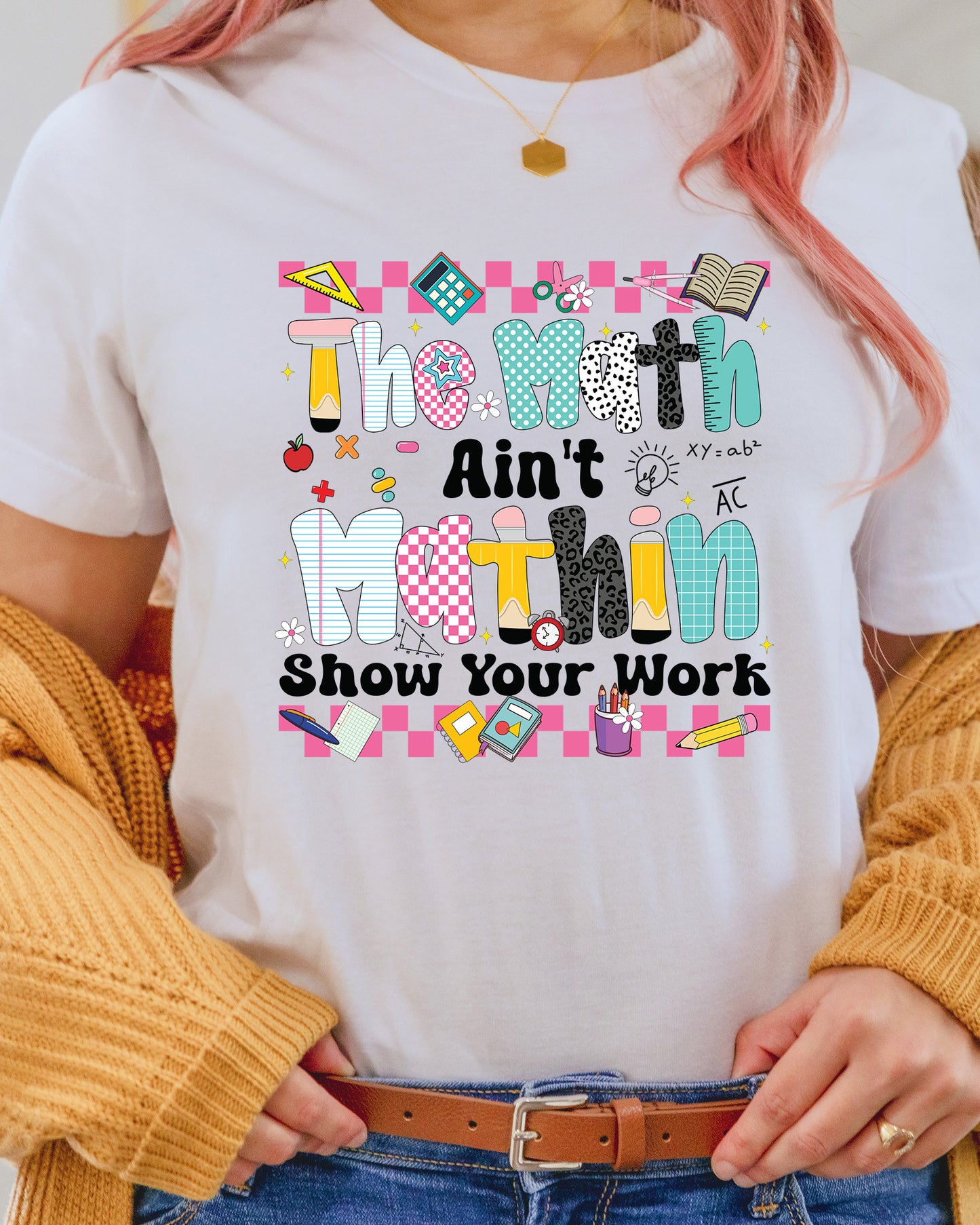 Math Teacher Back to School DTF Transfer