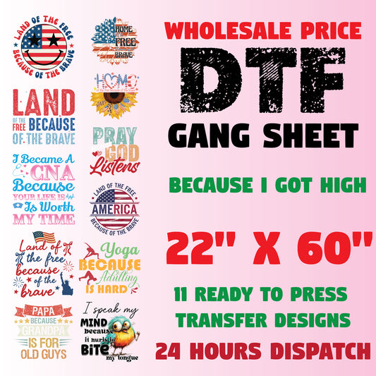 Memorial Day Gang Sheet