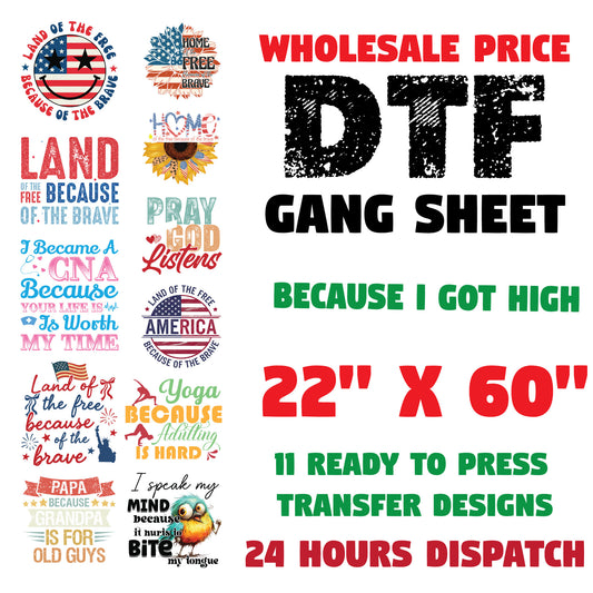 Memorial Day Gang Sheet