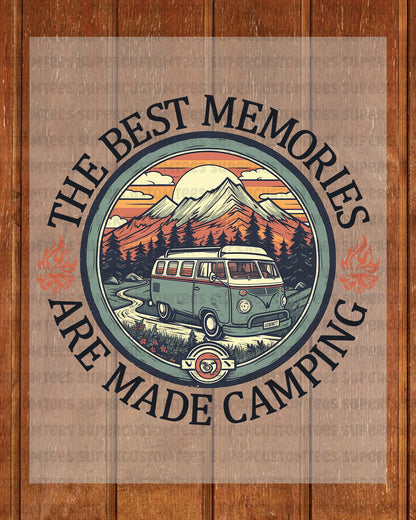 Memories Are Made Camping Heat Transfer for Shirt