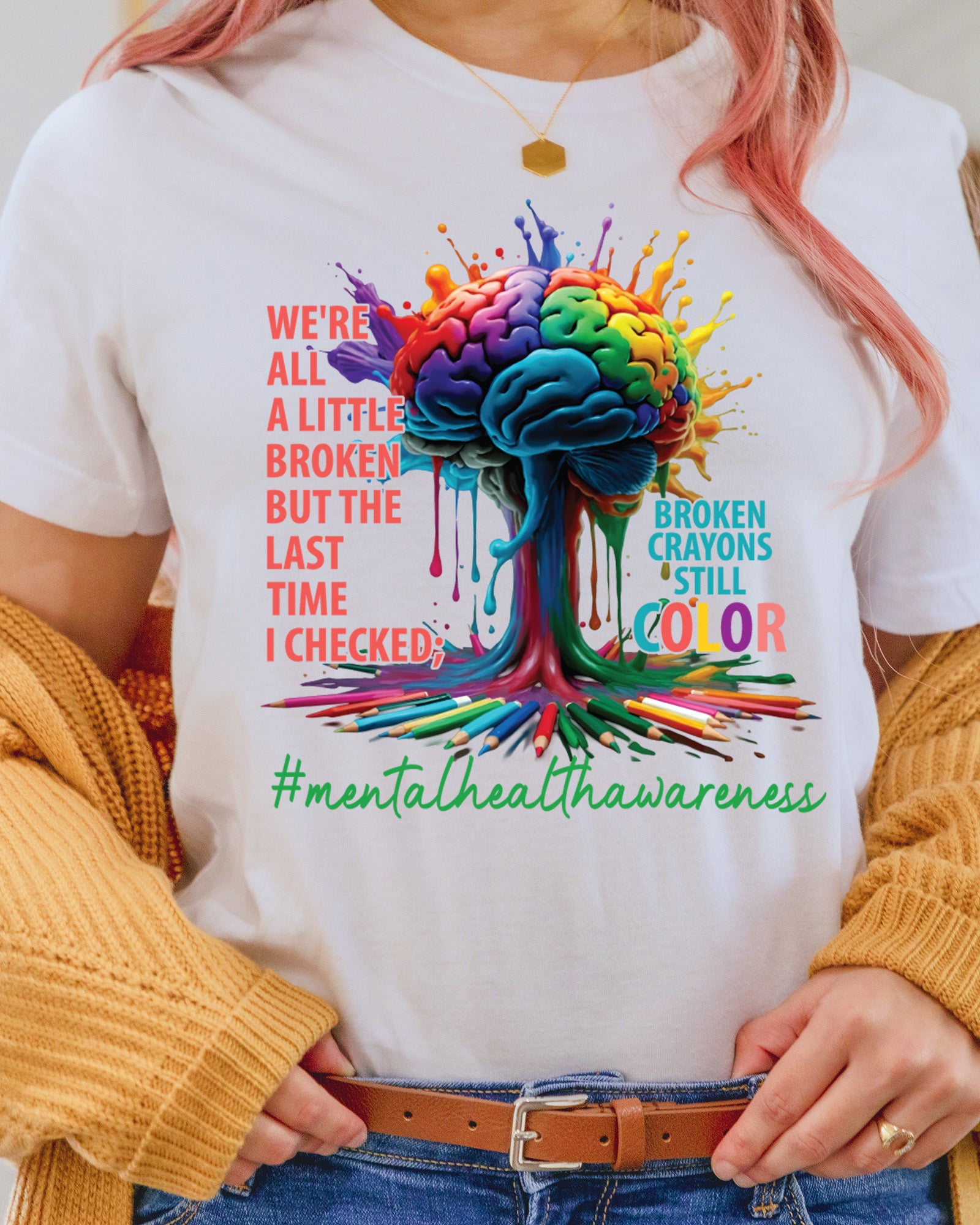 Mental Health Awareness DTF Transfer