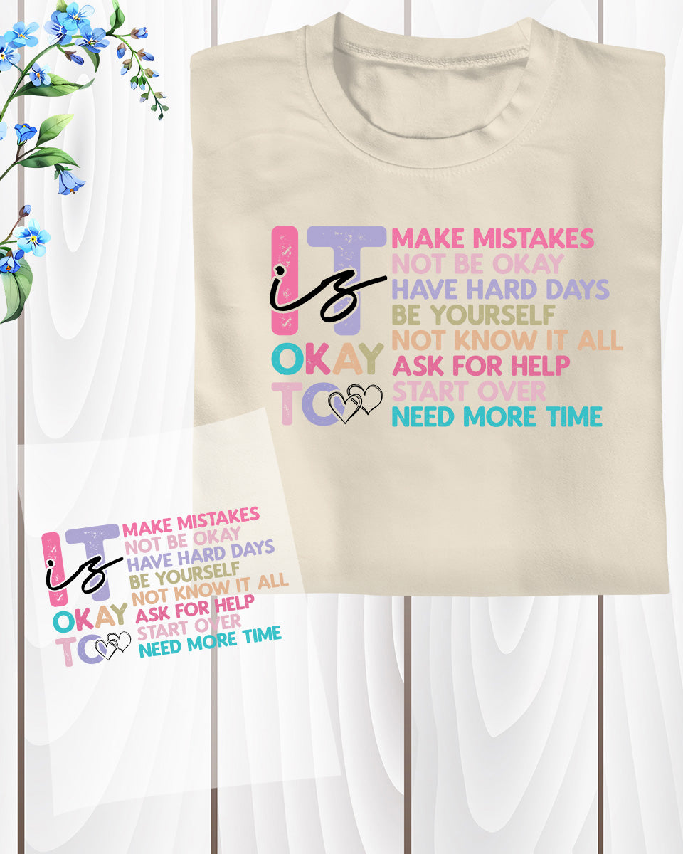 Mental Health DTF Transfer Ready to Press