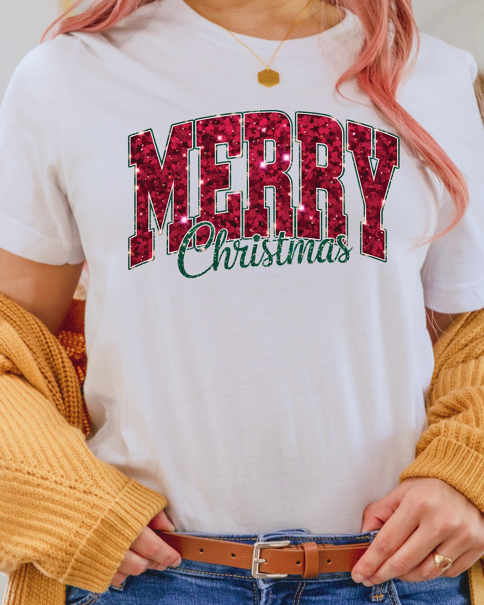 Merry Christmas DTF Transfer