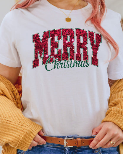 Merry Christmas DTF Transfer