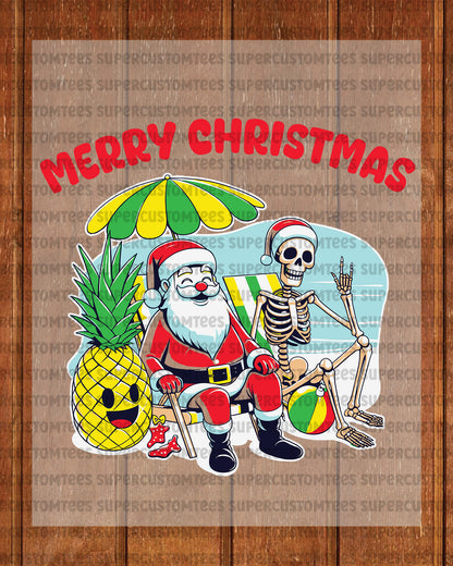Merry Christmas in July DTF Transfer