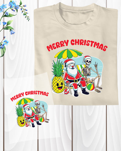 Merry Christmas in July DTF Transfer