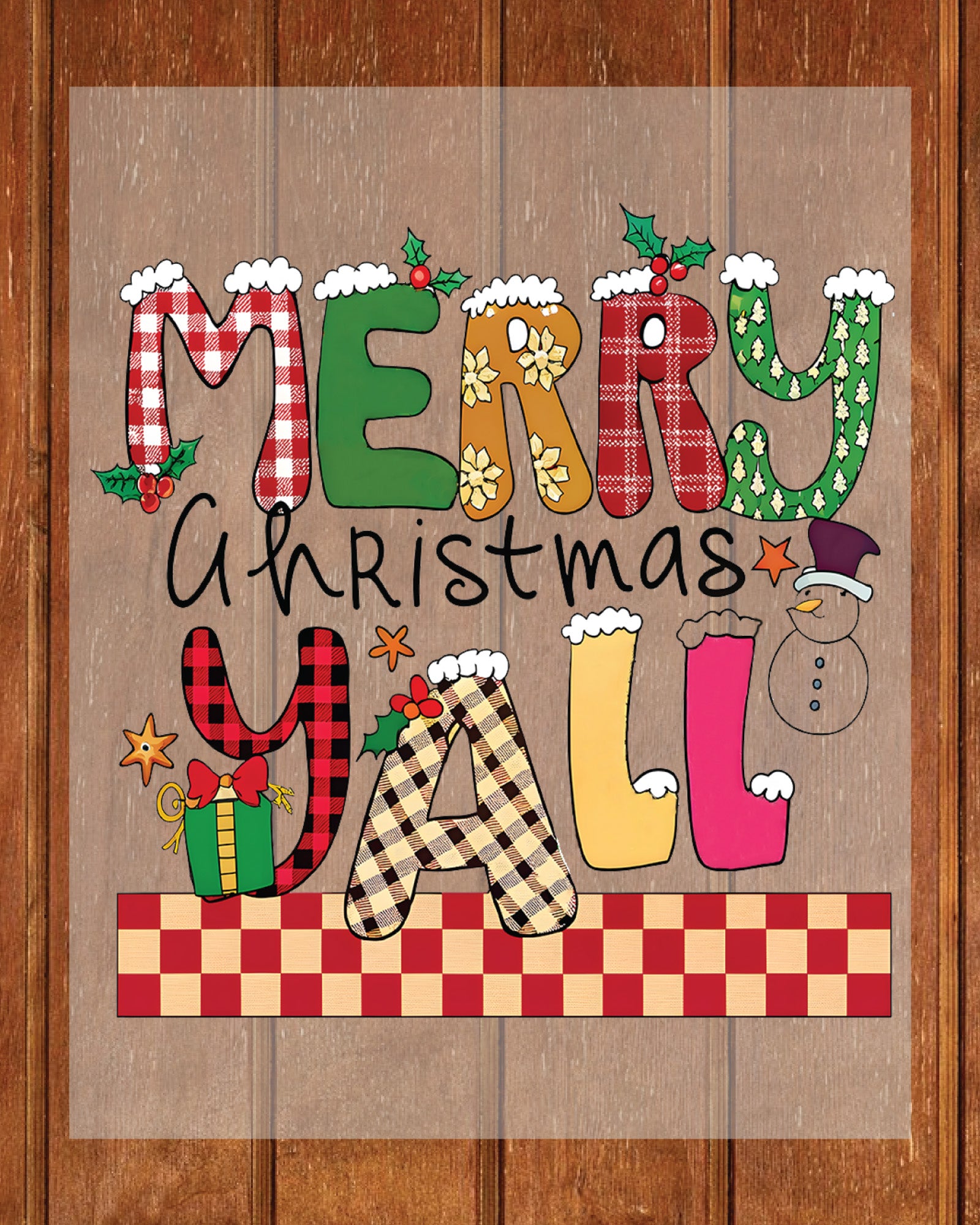 Merry Christmas Y'all DTF