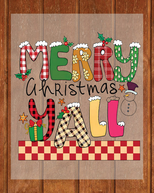 Merry Christmas Y'all DTF