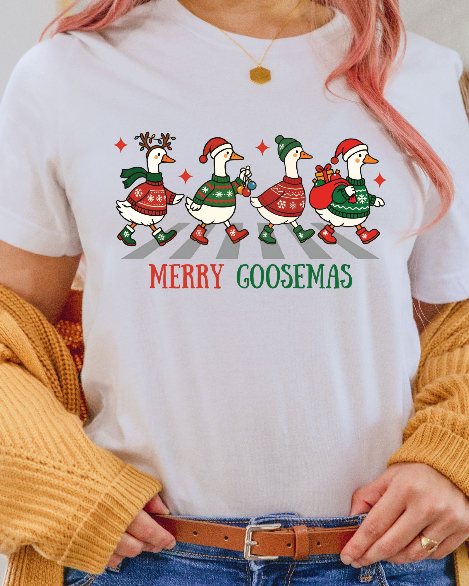 Merry Goosemas DTF Transfers