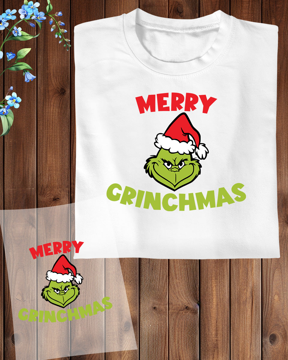 Merry Grinchmas DTF Transfer Film