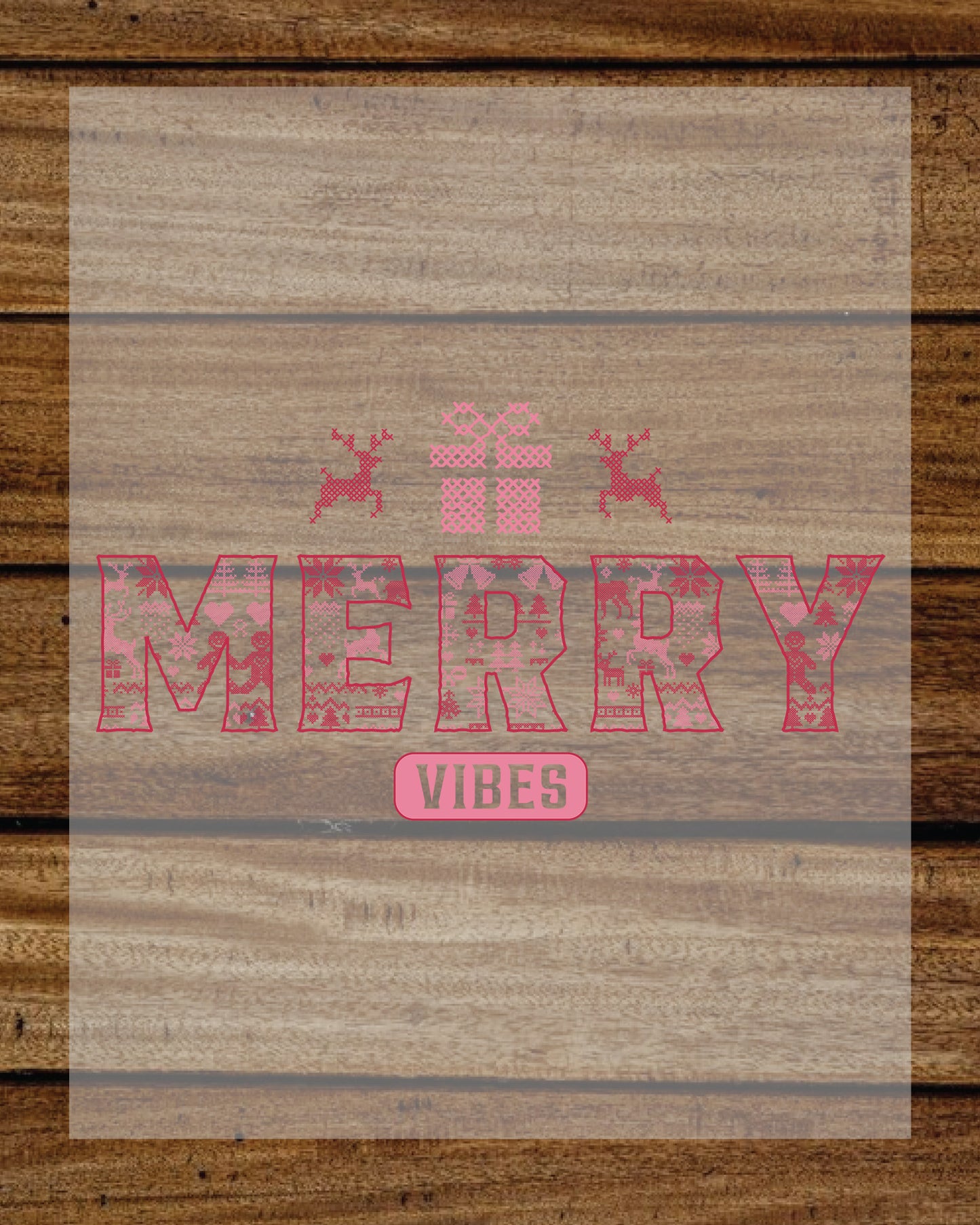 Merry Nurse Vibes DTF Transfer Film