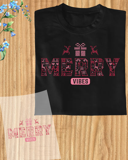 Merry Nurse Vibes DTF Transfer Film
