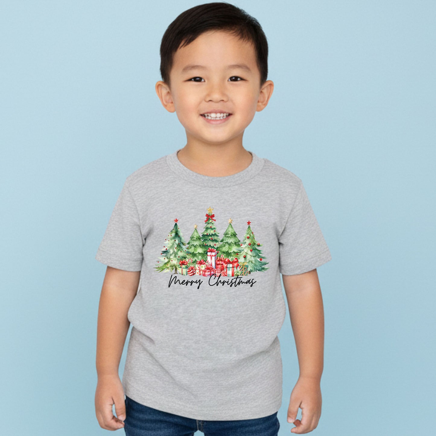Merry Christmas Trees Sweatshirts Holiday Festive Christmas Top Cute Tree Graphic Shirt Winter Xmas Gift Shirt for Women Men Kids