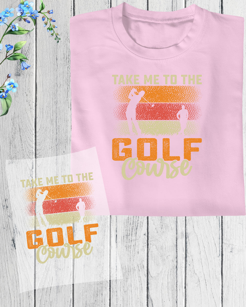 Vintage Golf Course DTF Transfer Film