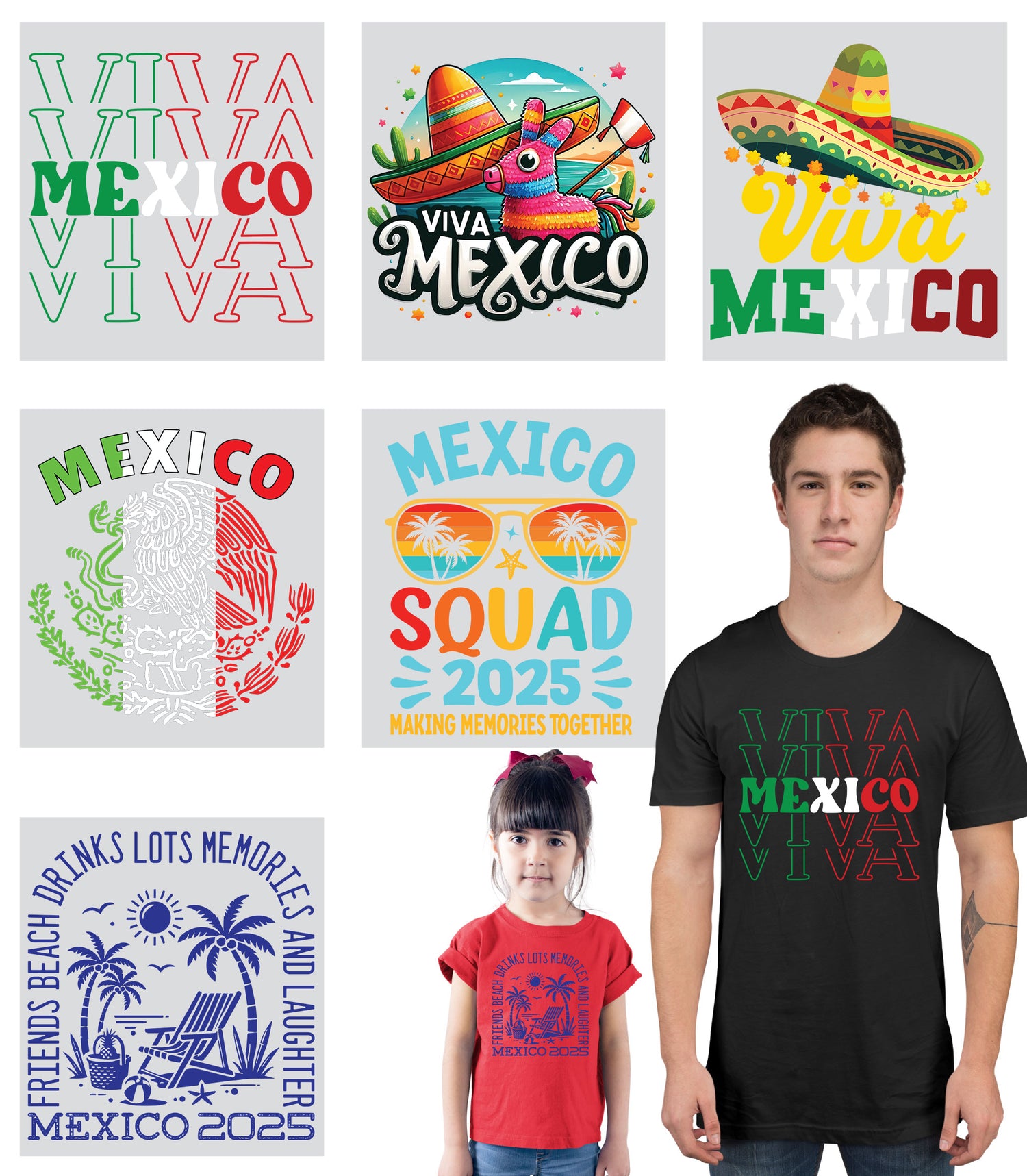 Mexico DTF Transfers Ready to Press