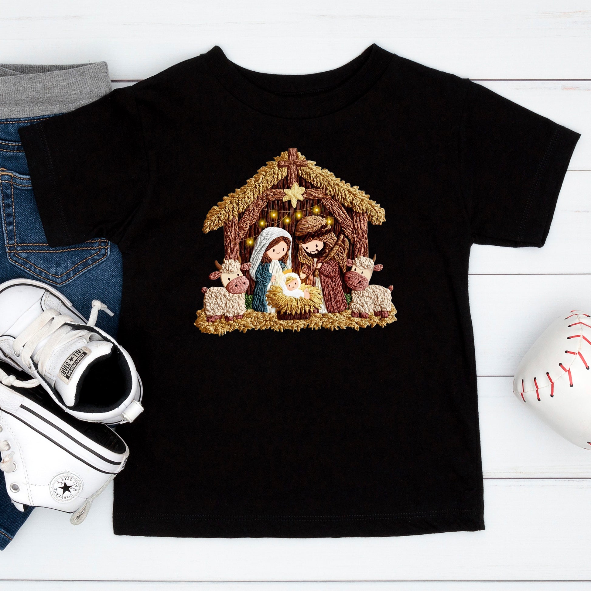 Faux Yarn Christmas Sweatshirt, True Story Christmas Shirt, Native X-mas Gift Tees