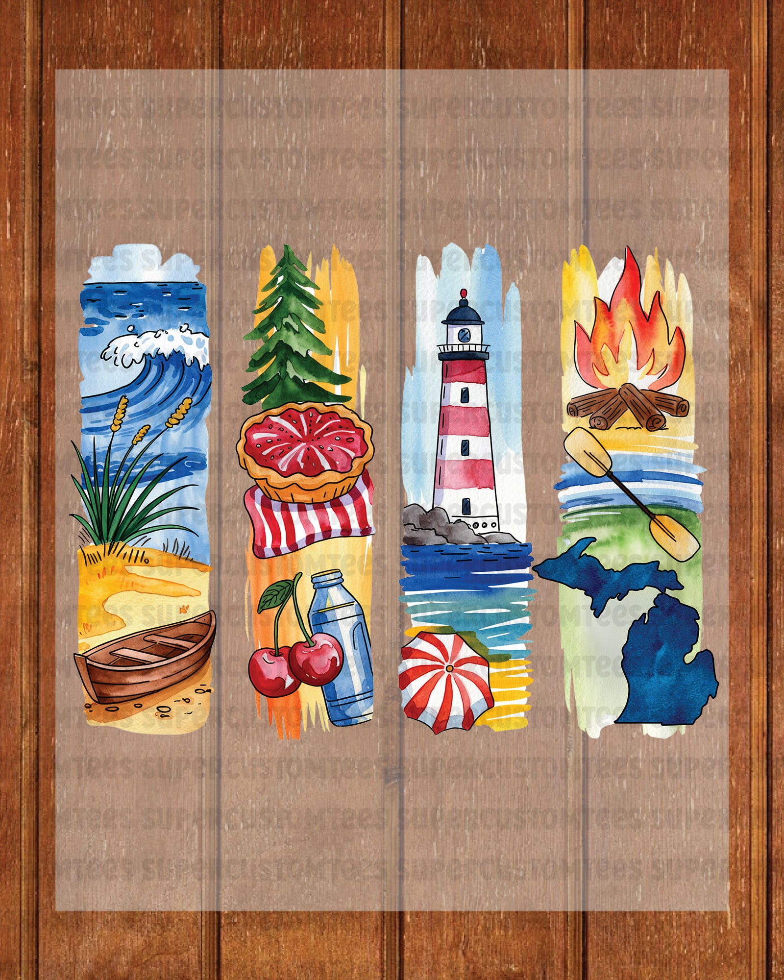 Michigan DTF Transfer Ready to Press