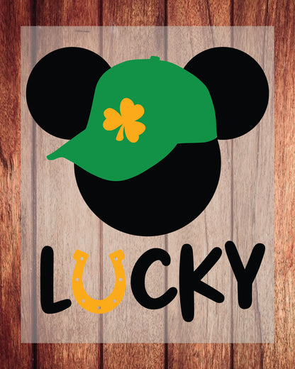 Mickey Mouse Lucky Ready to Press Heat Transfers