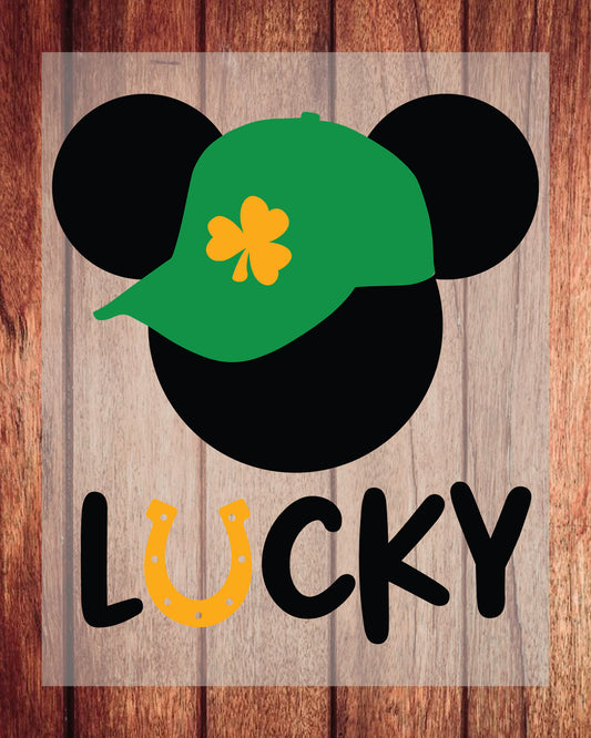 Mickey Mouse Lucky Ready to Press Heat Transfers