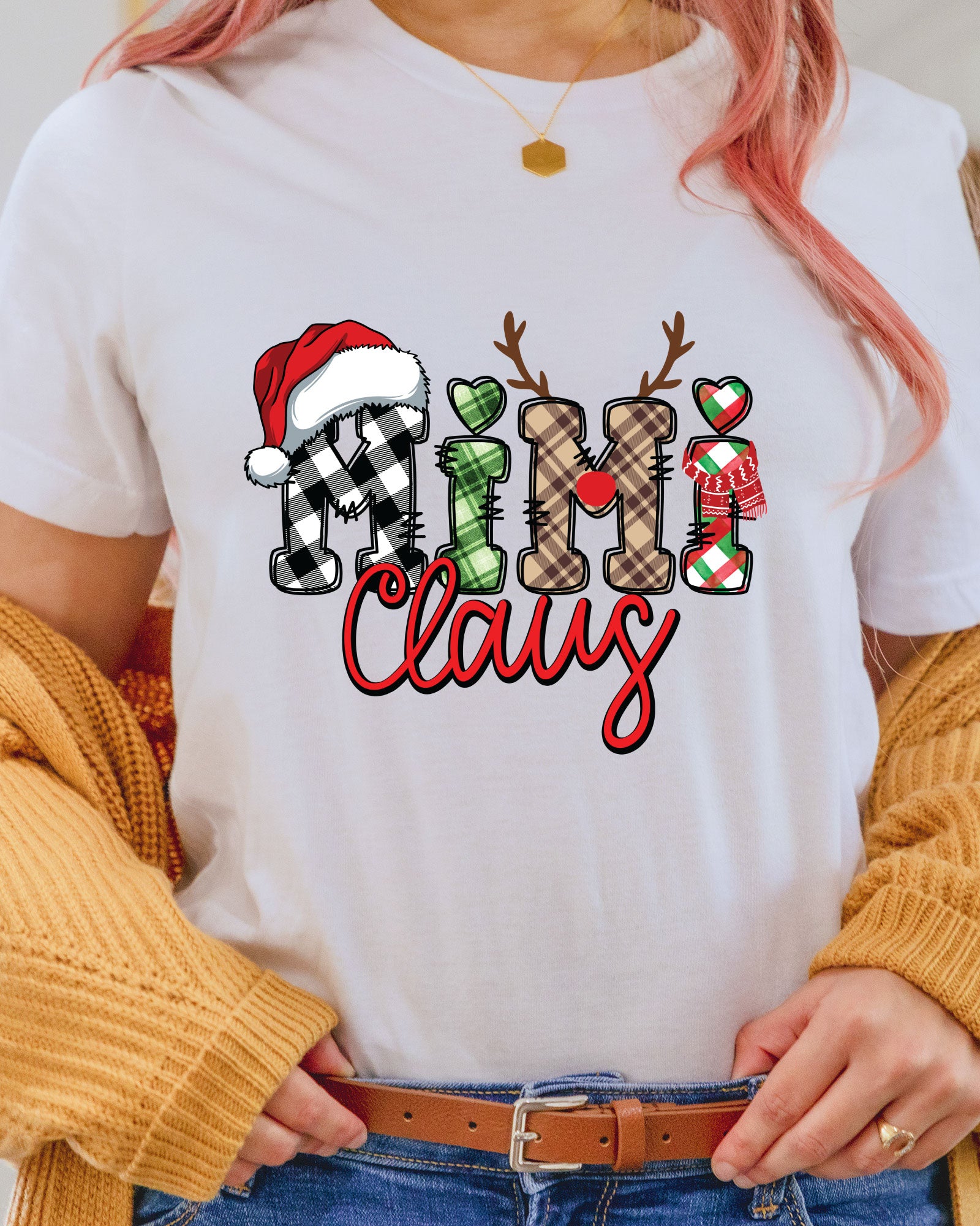 Mimi Claus Christmas DTF Transfers