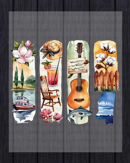 Mississippi DTF Heat Transfer Ready to Press