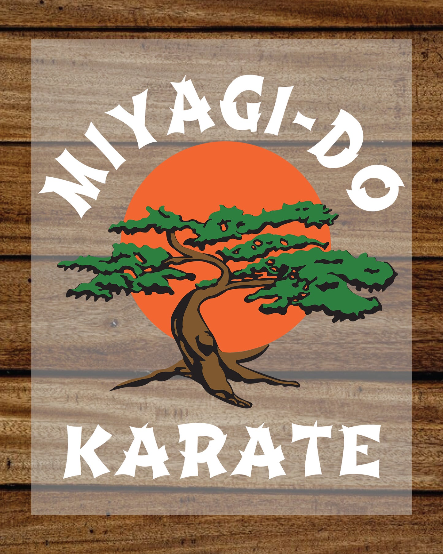 Miyagi Do Karate DTF Transfers Ready To Press