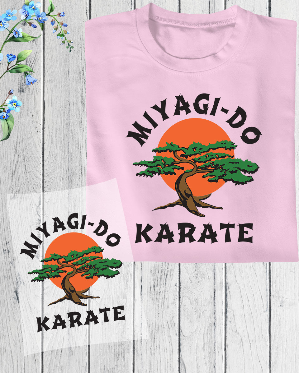 Miyagi Do Karate Ready to Press Heat Transfers