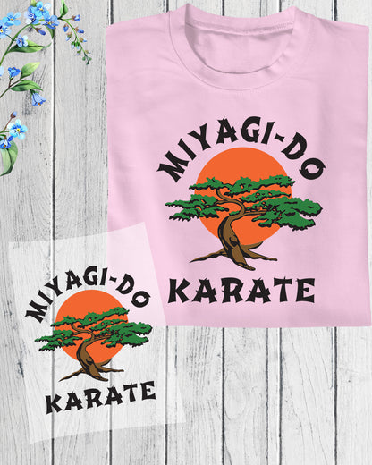 Miyagi Do Karate Ready to Press Heat Transfers