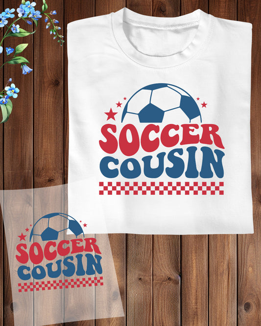 Soccer Cousin DTF Transfer Film