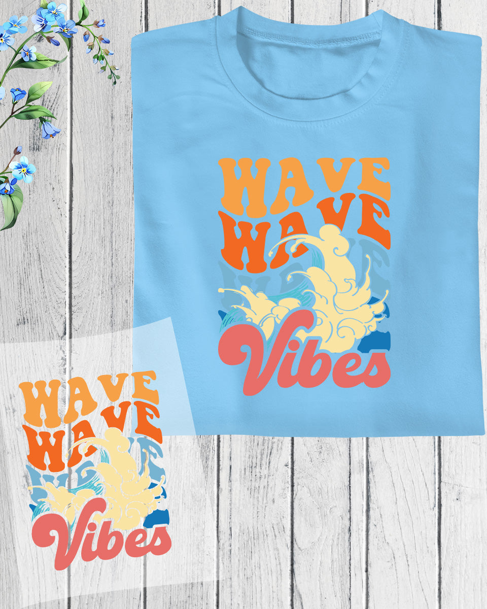 Wave Vibes Surfing DTF Transfer Sheets