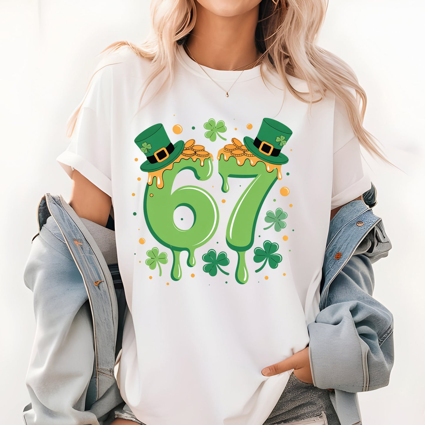 St. Patrick's Day Premade Gang Sheet Dtf Transfer Ready to Press Shamrock Heat Transfer For Shirts, Saint patrick iron on Transfer Designs