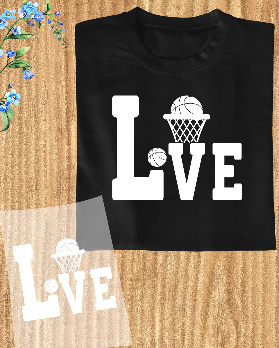 Live Basketball DTF Transfer Film