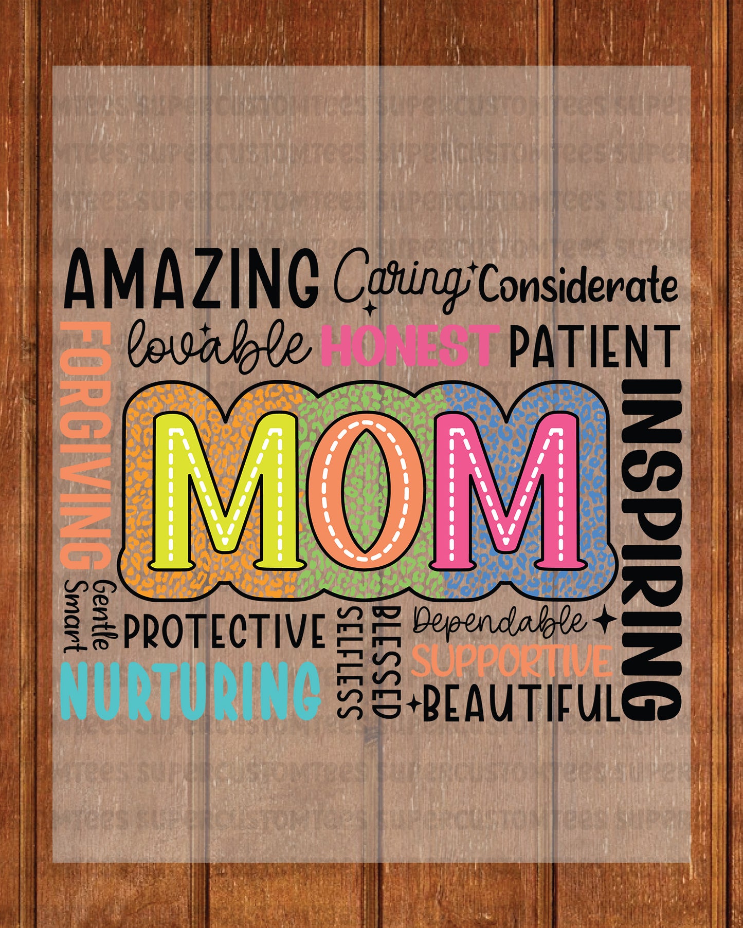 Mom Heat Transfer for Shirts Ready To Press