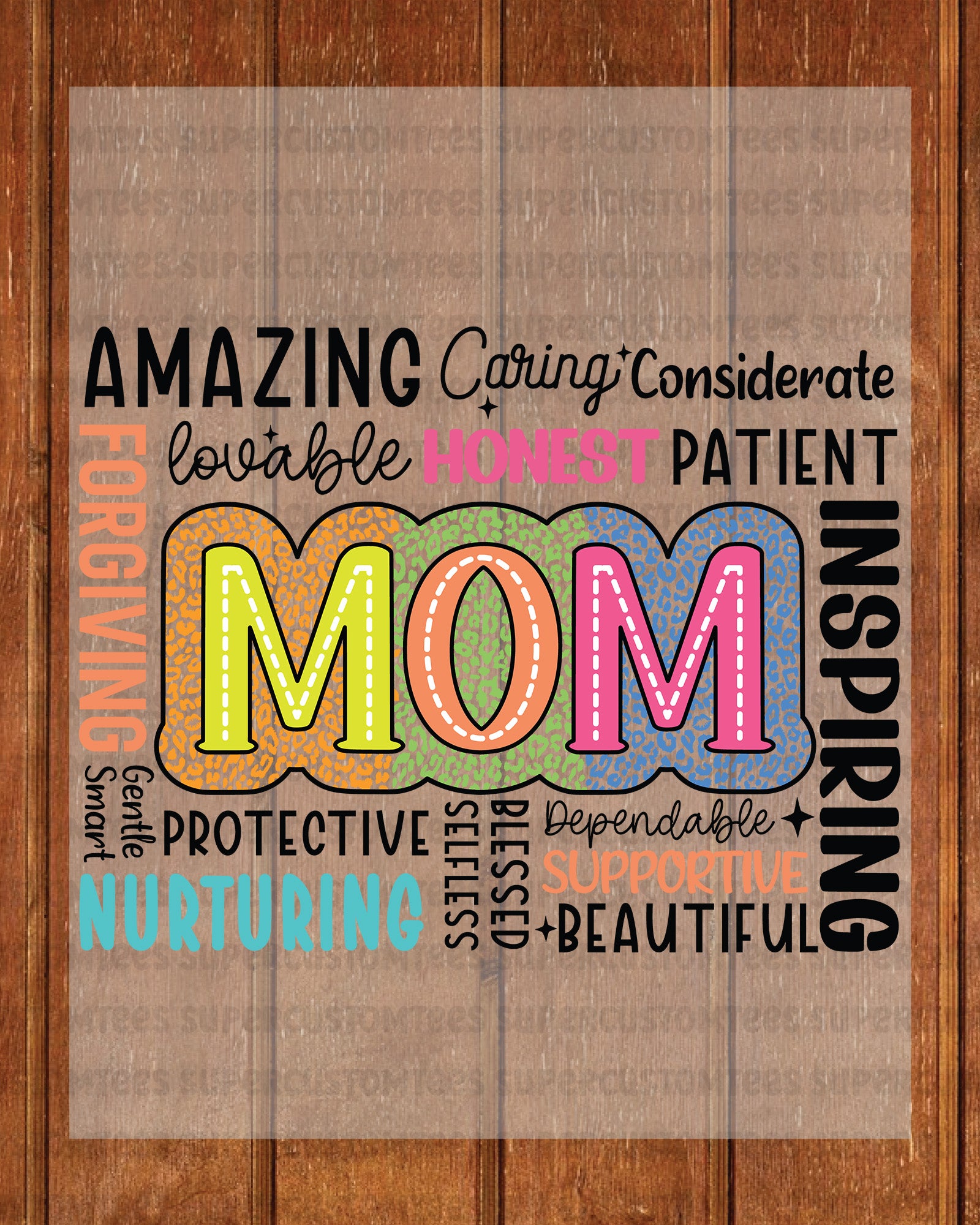 Mom Heat Transfer for Shirts Ready To Press