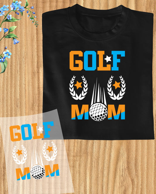 Trendy Golf Mom DTF Transfer Film