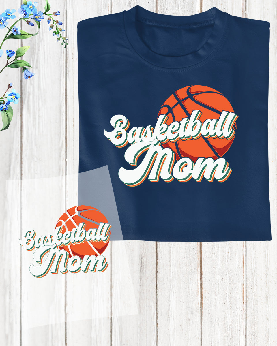 Basketball Mom trendy DTF Transfer Film