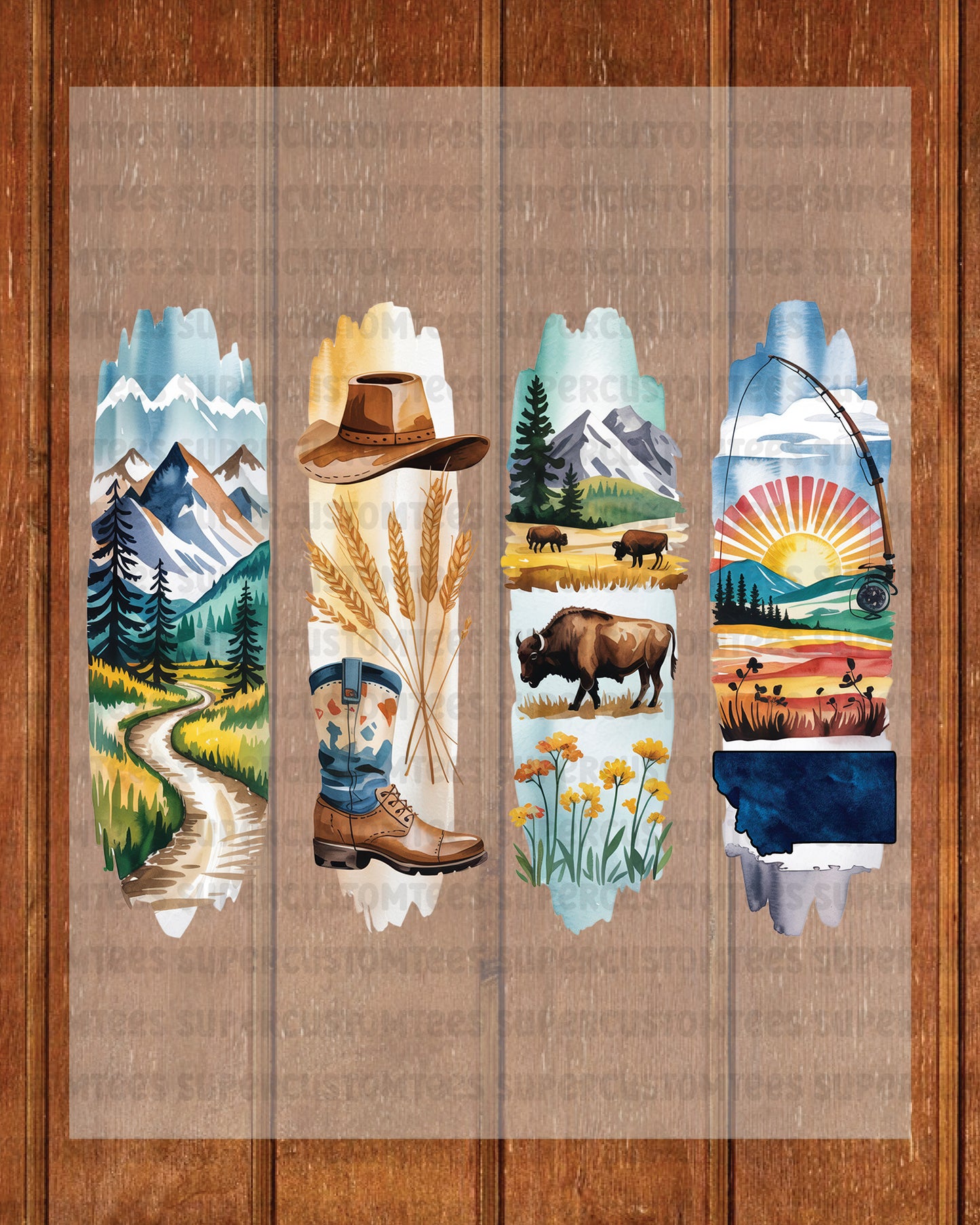 Montana DTF Heat Transfer Ready to Press