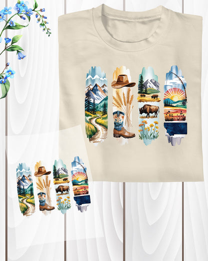 Montana DTF Heat Transfer Ready to Press