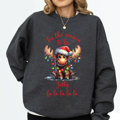 Moose Christmas DTF Transfer Tis The Season