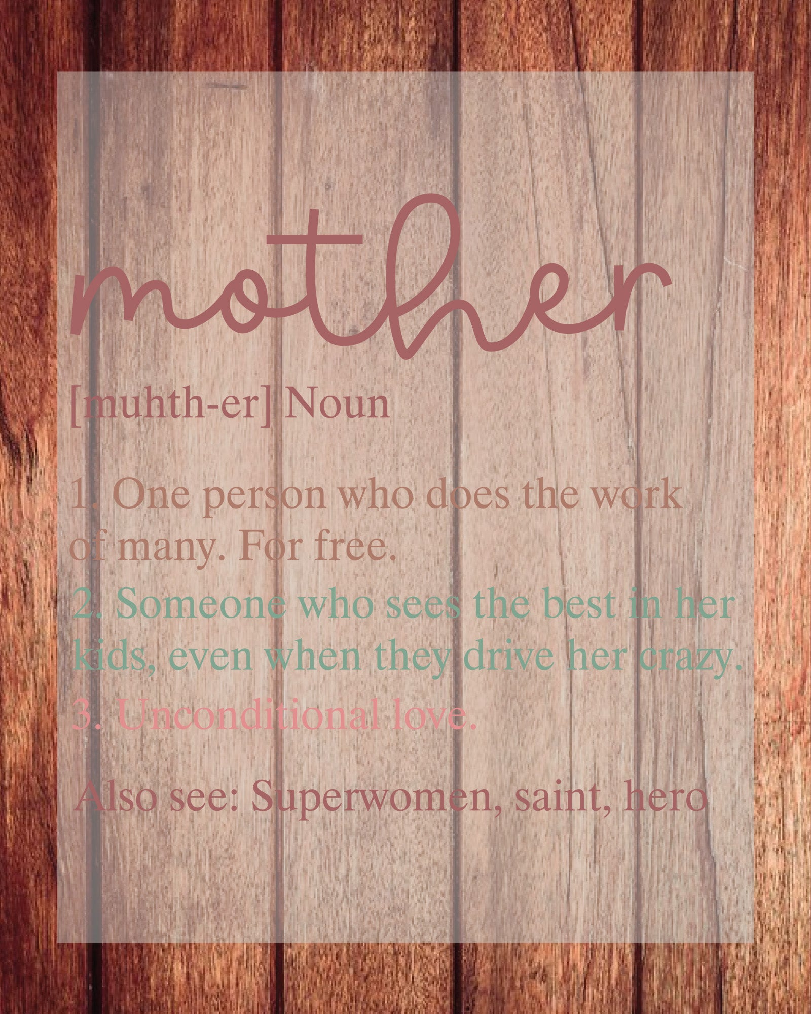 Mother Definition DTF Transfer