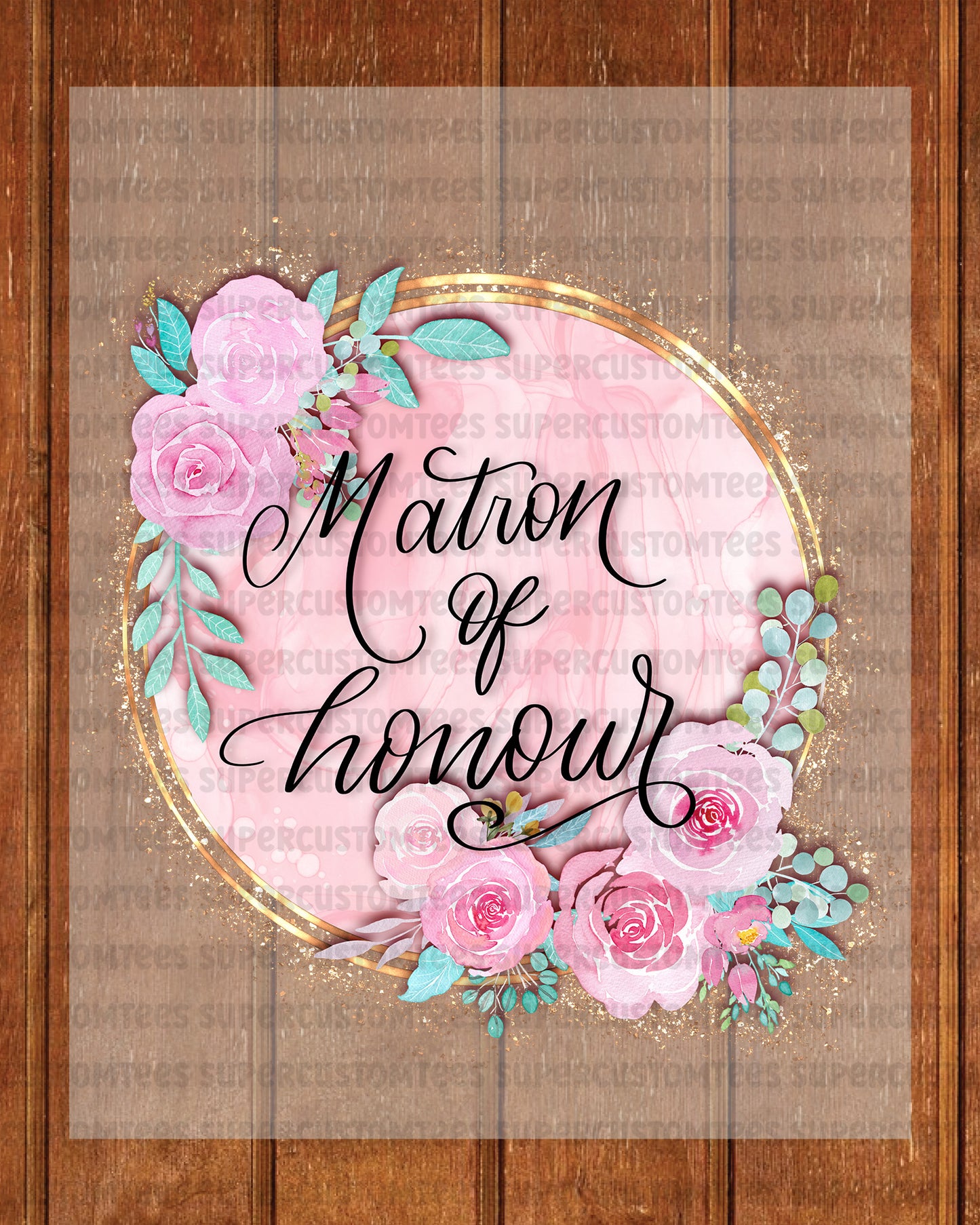 Mother of Honour Bridal Party Gift DTF Transfer