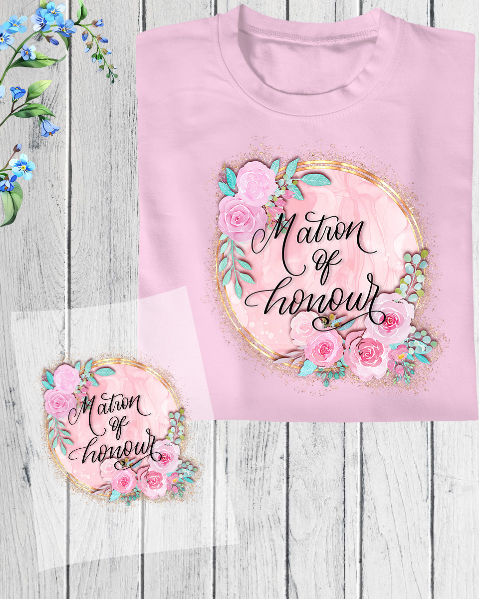Mother of Honour Bridal Party Gift DTF Transfer