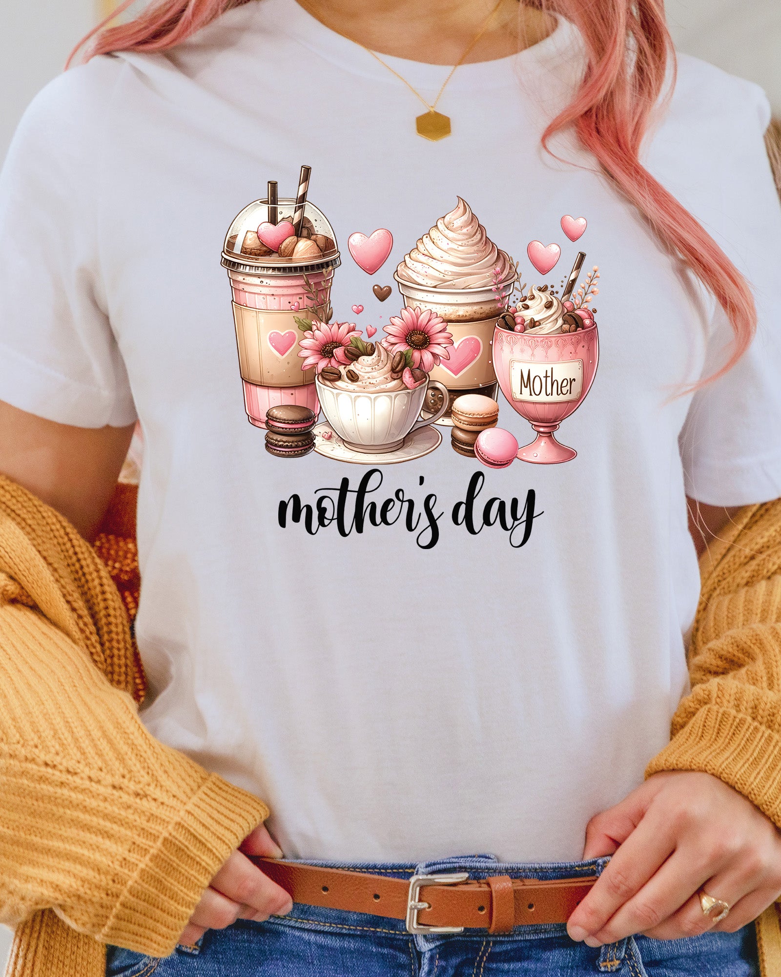 Mother’s Day Coffee Cups DTF Transfer